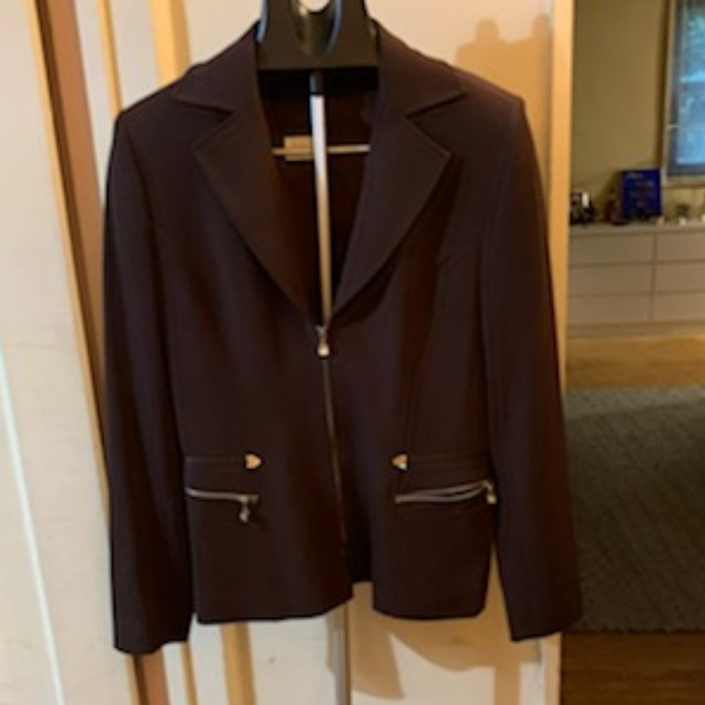 Absolut Confort Paris  Jacket with Dice and Crystal zipper pulls